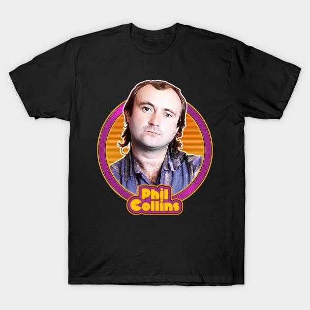 Phil Collins // Retro 80s Fan Design T-Shirt by DankFutura